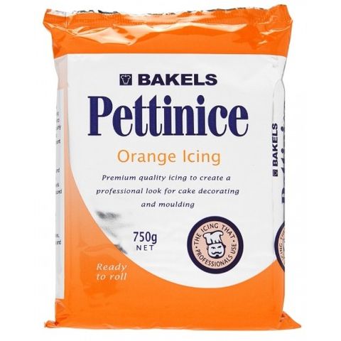 BAKELS ORANGE ICING 750G – Top Tier Cake Supplies