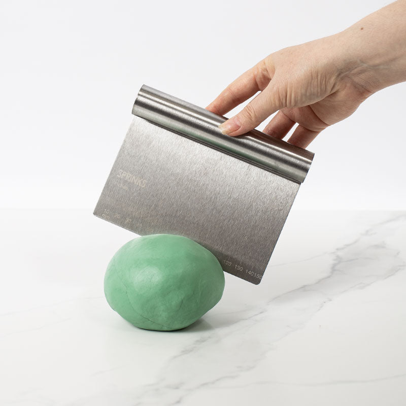 BOULEVARD BAKING  STAINLESS STEEL Dough Scraper Tool with Ruler