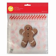 WILTON GINGERBREAD BOY RESEALABLE TREAT BAG 20 CT