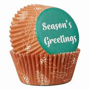 Seasons Greetings Baking Cup