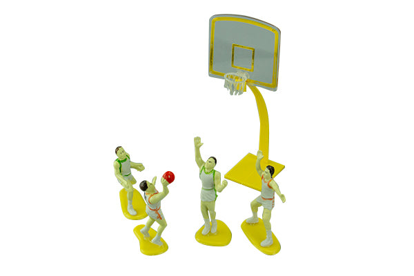 BASKETBALL DECOSET CAKE TOPPER: SINGLE