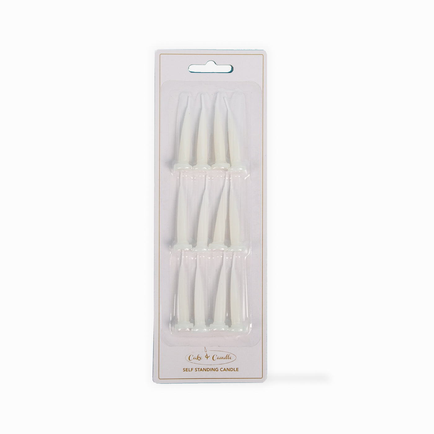 WHITE BULLET CANDLES (PACK OF 12) (ONLINE ONLY)