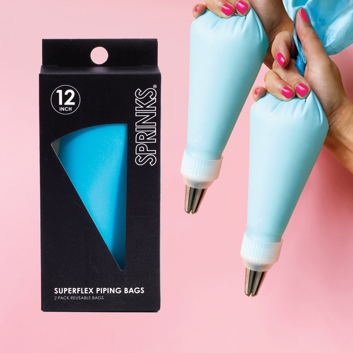 Reusable 12" SUPERFLEX Piping Bag (2 pack) - by Sprinks (ONLINE ONLY)