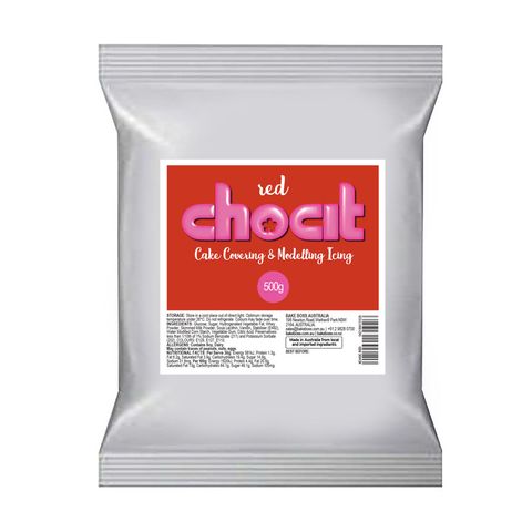 CHOCIT | RED | MODELLING CHOCOLATE | 500G