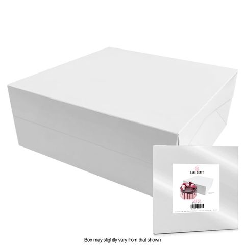 CAKE CRAFT | 18X18X6 INCH CAKE BOX | RETAIL PACK (ONLINE ONLY)