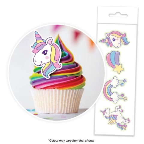 CAKE CRAFT | UNICORN | WAFER TOPPERS | PACKET OF 16