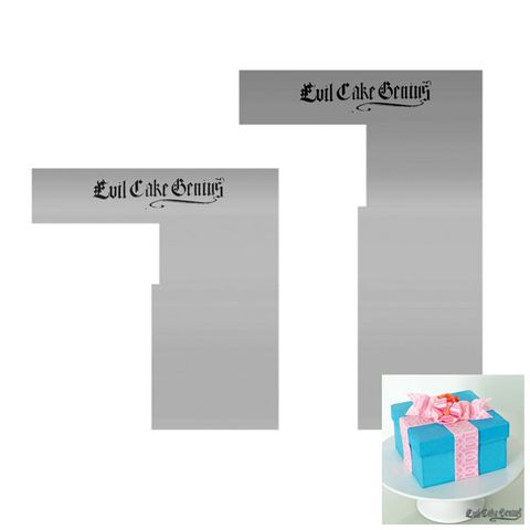 EVIL CAKE GENIUS | GIFT BOX CONTOUR COMBS | SET OF 4 INCH & 6 INCH (ONLINE ONLY)