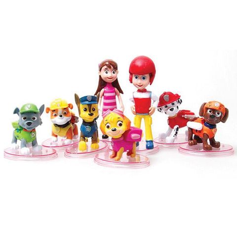 PAW PATROL PLASTIC FIGURINES (8 PIECE SET) (ONLINE ONLY)