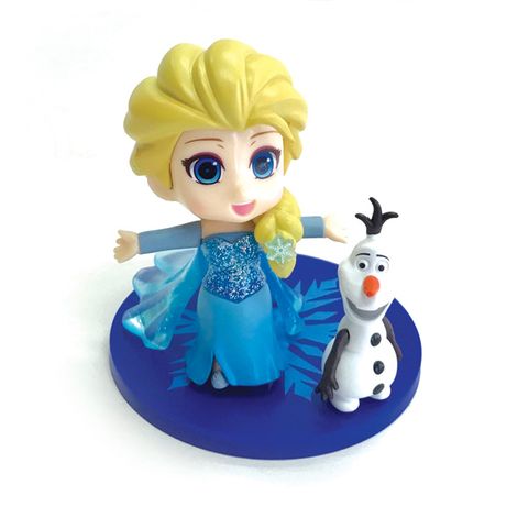 DISNEY FROZEN | YOUNG ELSA & OLAF PLASTIC FIGURINES