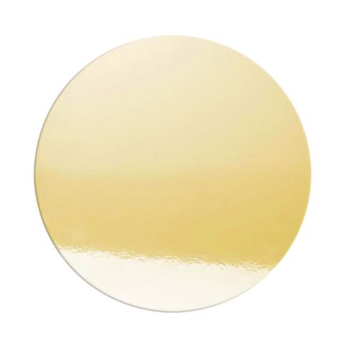 CAKE BOARD | GOLD MIRROR | 10 INCH | ROUND | MDF | 6MM THICK