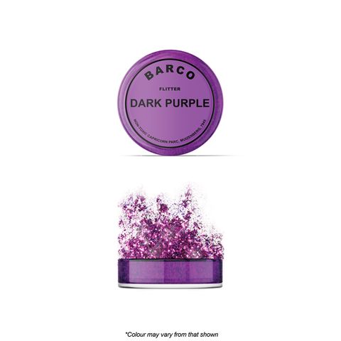 BARCO | FLITTER GLITTER | DARK PURPLE | NON TOXIC | 10ML