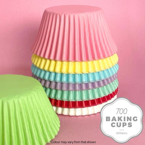 CAKE CRAFT | 700 BAKING CUP | MIXED | 200 PACK