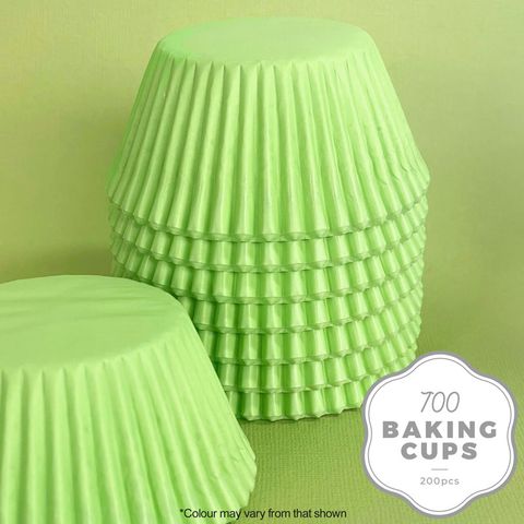 CAKE CRAFT | 700 BAKING CUP | PASTEL GREEN | 200 PACK