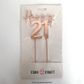 CAKE CRAFT | METAL TOPPER | HAPPY 21ST | ROSE GOLD | 12CM