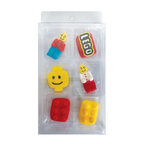 LEGO | SUGAR DECORATIONS | 6 PIECE PACK