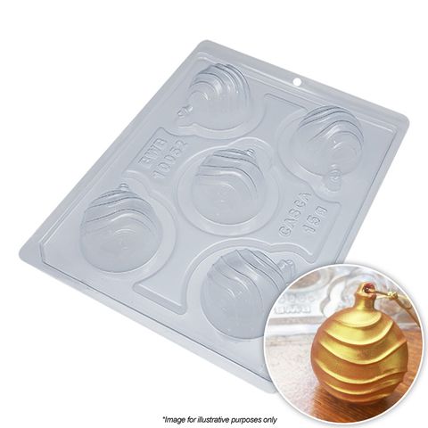 BWB | CHRISTMAS BAUBLE WAVES MOULD | 3 PIECE (ONLINE ONLY)