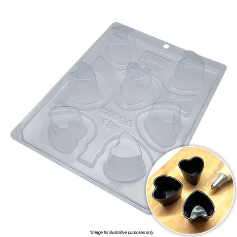 BWB | HEART MOUSSE CUP MOULD | 3 PIECE