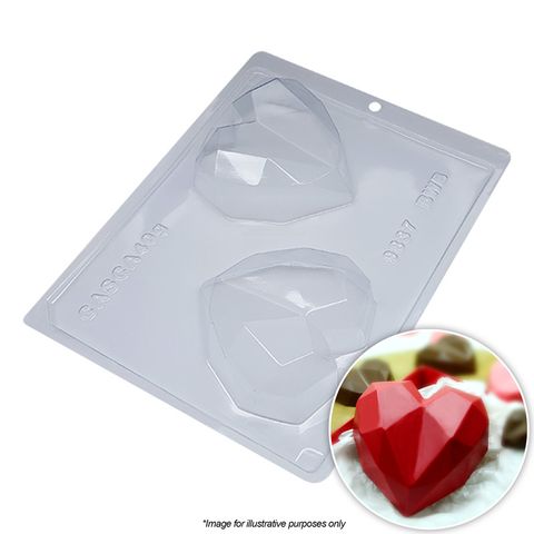 BWB | GEO HEARTS MOULD 200G | 3 PIECE (ONLINE ONLY)