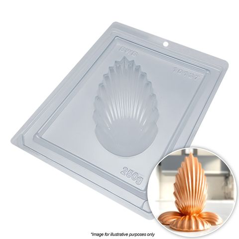 BWB | SHELL TEXTURED EGG MOULD 250G | 3 PIECE (ONLINE ONLY)