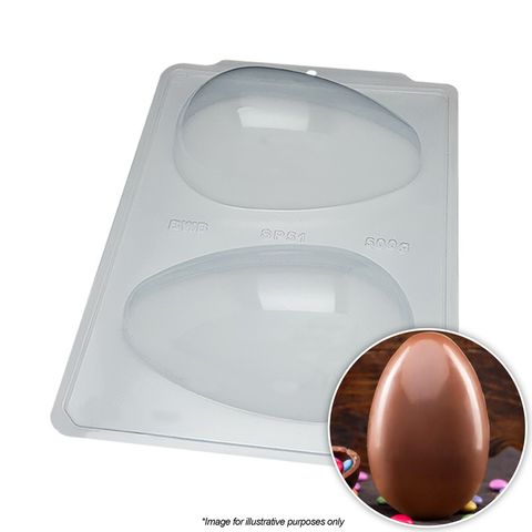 BWB | SMOOTH EGG MOULD 500G | 3 PIECE (ONLINE ONLY)