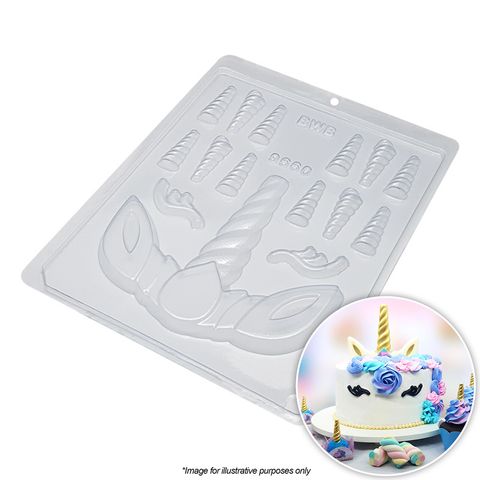 BWB | LARGE UNICORN HORN SET MOULD | 1 PIECE (ONLINE ONLY)