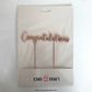 CAKE CRAFT | METAL TOPPER | CONGRATULATIONS | ROSE GOLD