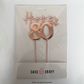 CAKE CRAFT | METAL TOPPER | HAPPY 80TH | ROSE GOLD