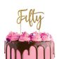 CAKE CRAFT | METAL TOPPER | FIFTY | GOLD