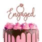 CAKE CRAFT | METAL TOPPER | ENGAGED | ROSE GOLD