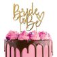 CAKE CRAFT | METAL TOPPER | BRIDE TO BE | GOLD