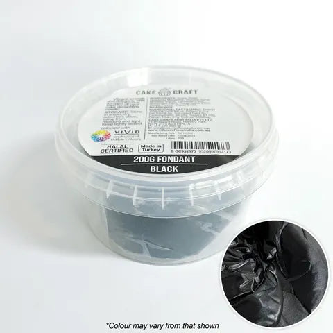 CAKE CRAFT | FONDANT | BLACK | 200G