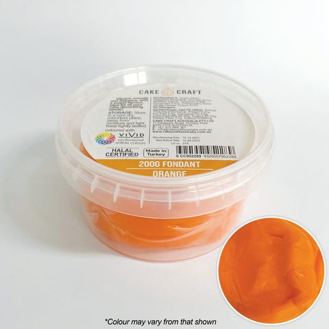 CAKE CRAFT | FONDANT | ORANGE | 200G