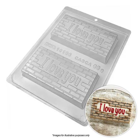 BWB | I LOVE YOU BRICK BAR MOULD | 3 PIECE