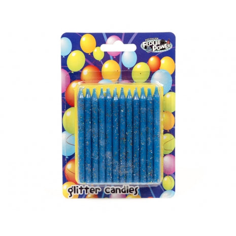 Glitter Candle - Blue