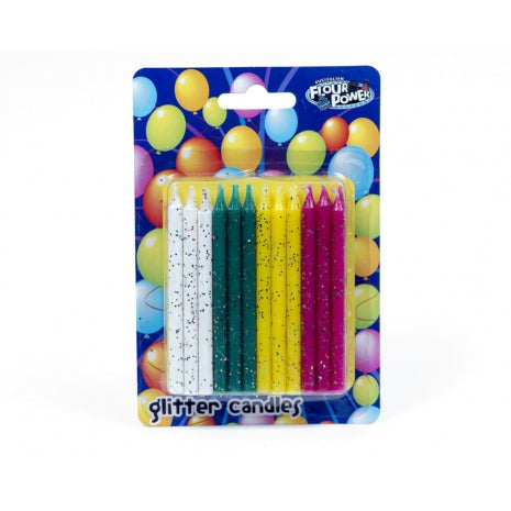 Glitter Candle - Multi (Single Packet)