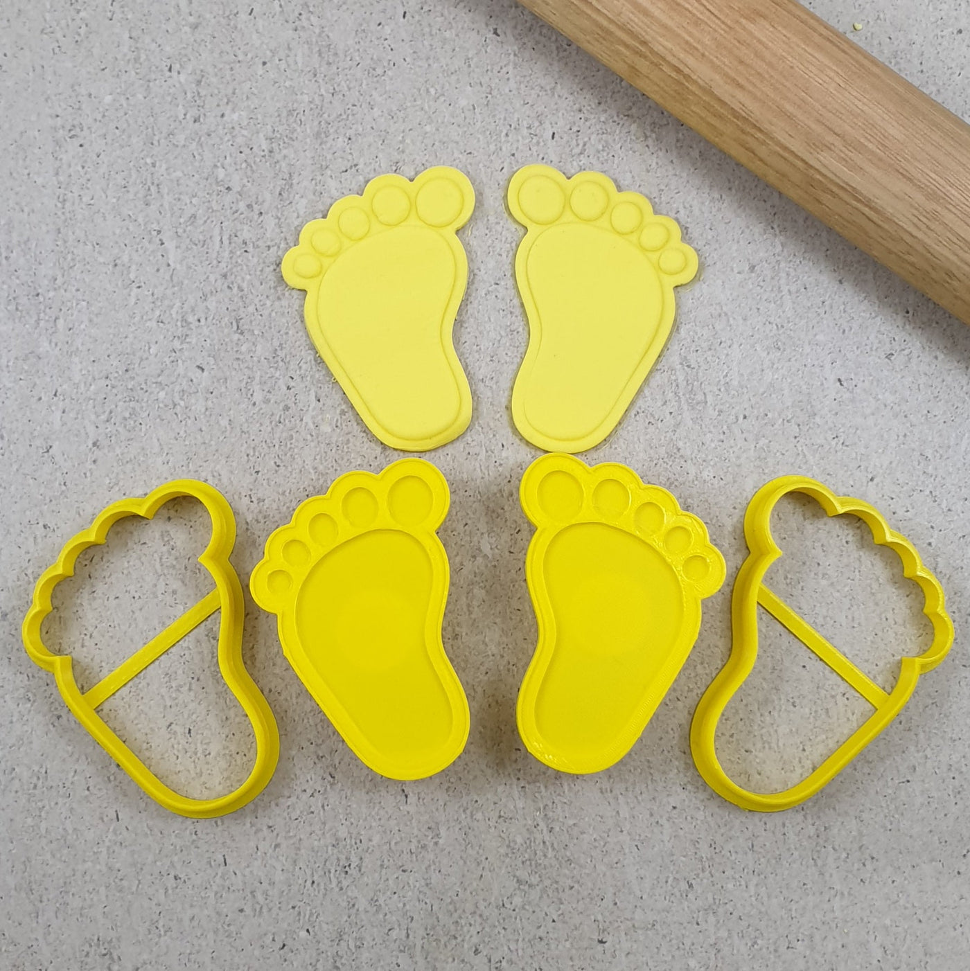 Baby Foot Cutter & Debosser Set (ONLINE ONLY)