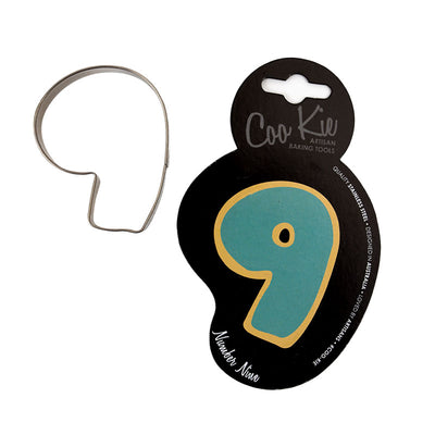 COO KIE NUMBER 9 COOKIE CUTTER (ONLINE ONLY)