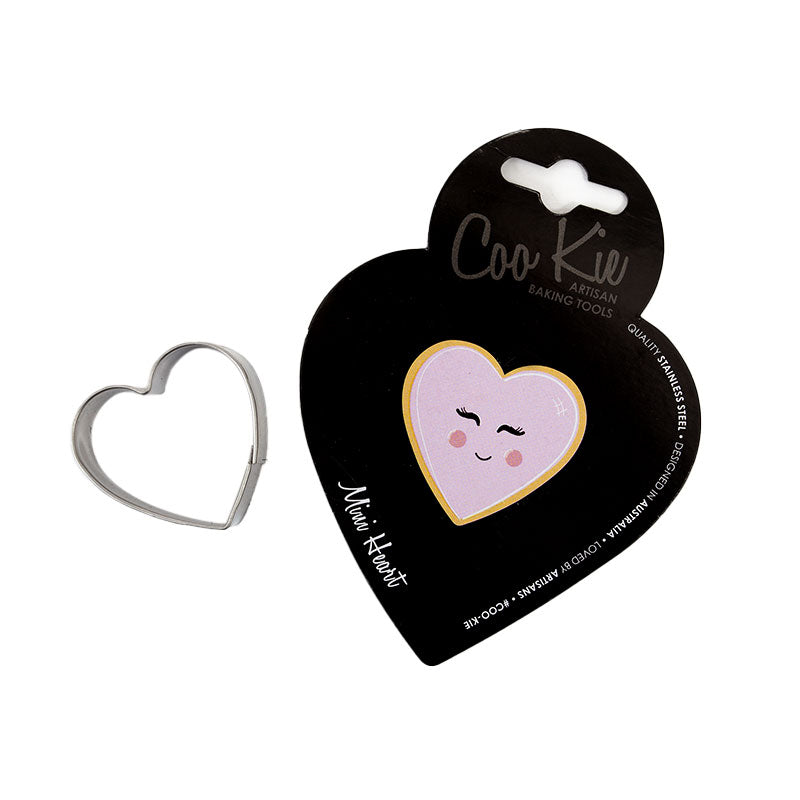 COO KIE MINI HEART COOKIE CUTTER