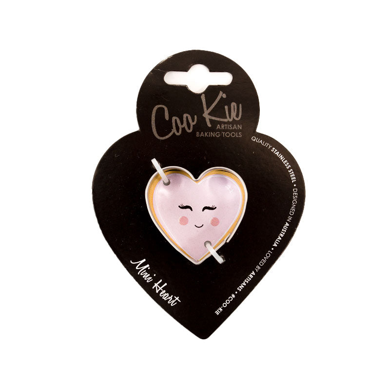 COO KIE MINI HEART COOKIE CUTTER