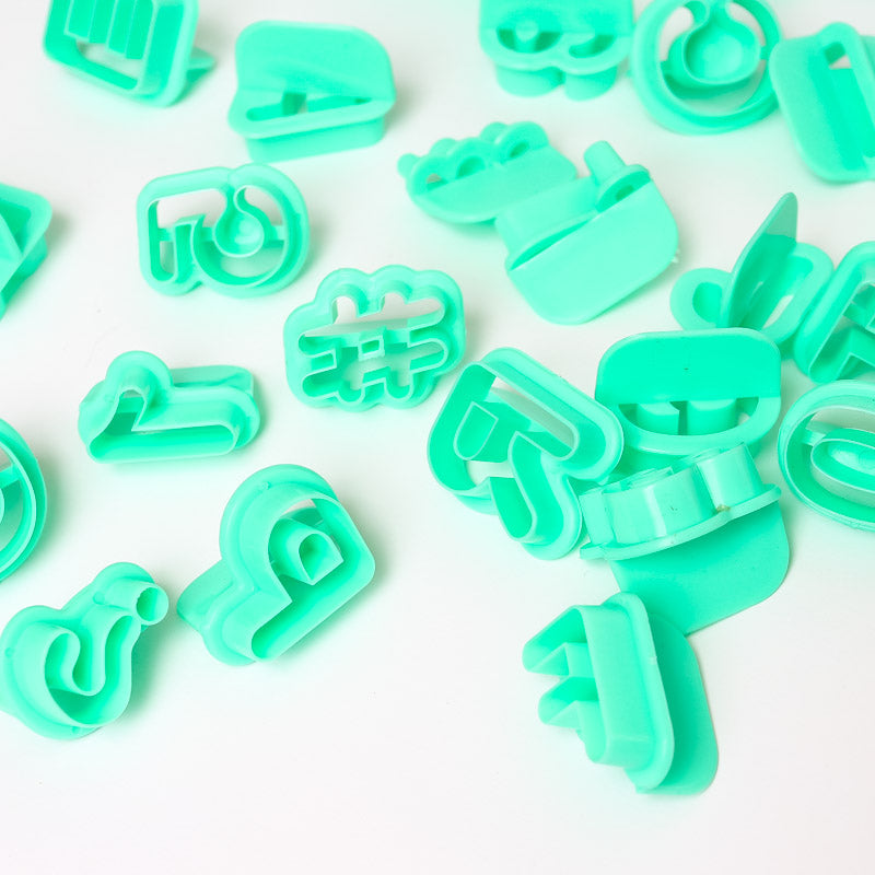 ALPHABET & NUMBER CUTTER SET (40 PIECES) - BY SUGAR CRAFTY