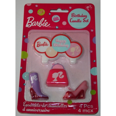 Barbie 4 Piece Candle Set