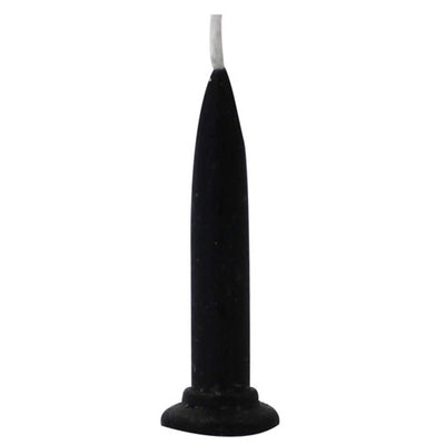 BLACK BULLET CANDLES (PACK OF 12)