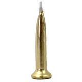 GOLD BULLET CANDLES (PACK OF 12)