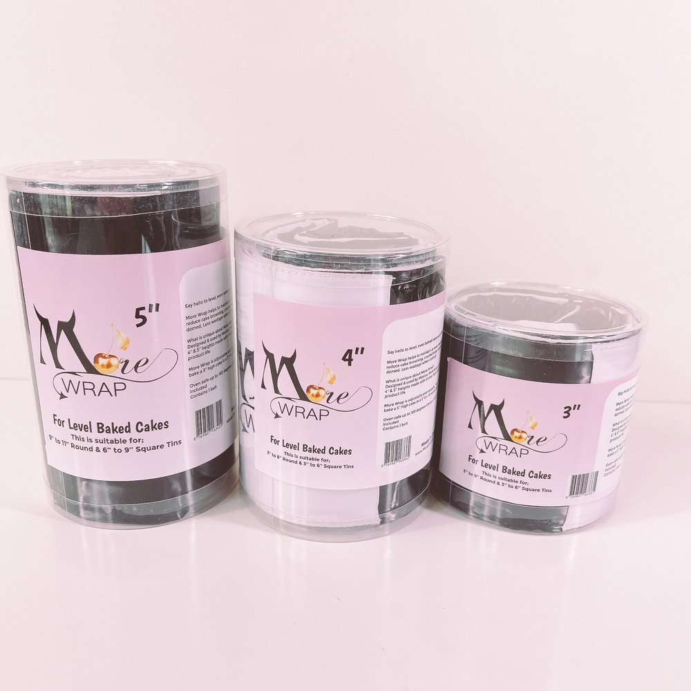 Reusable Level Cake Tin Liner - 3" (3" to 8" Round) & (3" to 6" Square)