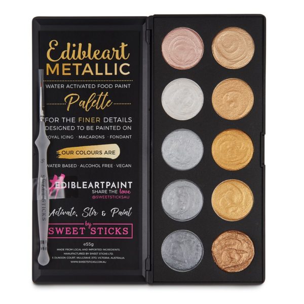 Water Activated Gold & Silver Palette