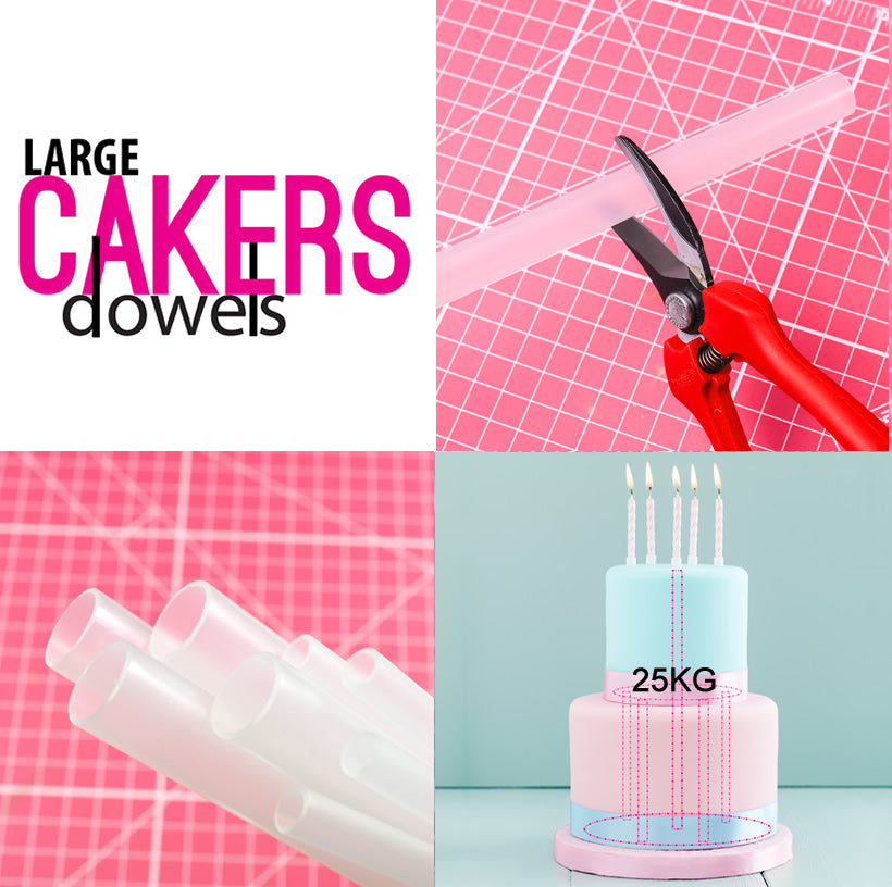 CAKERS DOWELS - LARGE OPAQUE (PACK OF 5)