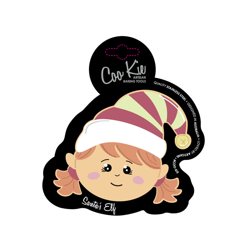 COO KIE SANTA'S ELF COOKIE CUTTER