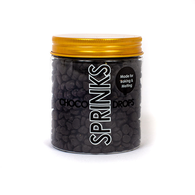 SPRINKS CHOCO DROPS - BLACK BLACK (200G)