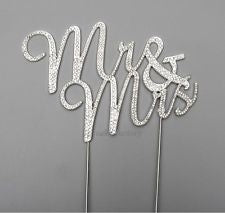 DIAMANTE MR & MRS TOPPER 12CM