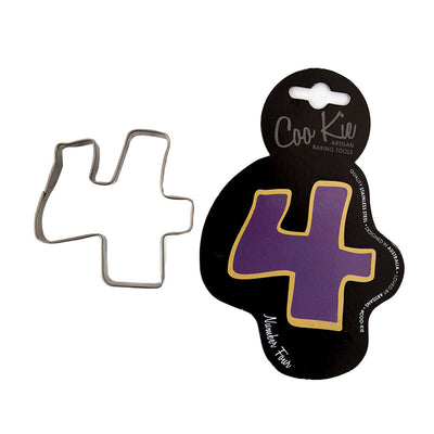 COO KIE NUMBER 4 COOKIE CUTTER (ONLINE ONLY)